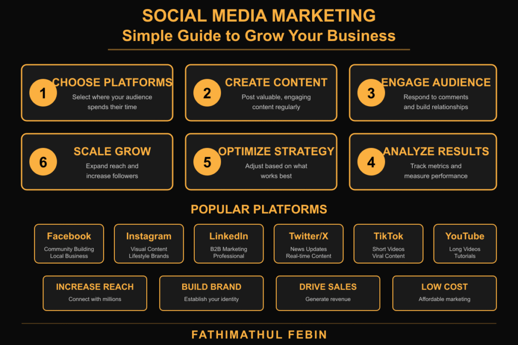 Social Media Marketing: Simple Guide to Grow Your Business in 2025